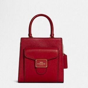 Coach ❤️Red Leather Handbag